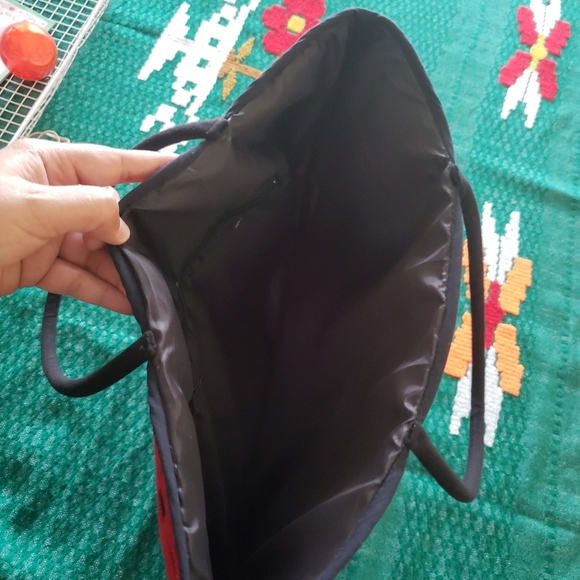 NWOT ♥️ RED Jalapa de Díaz, Oaxaca Mexican Satchel - Picture 9 of 12